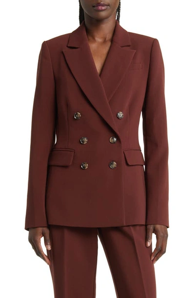 Paige Malbec Blazer In Brown