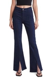 Ag X Emrata Anisten Seamed Flare Jeans In Subway