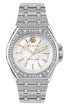 Philipp Plein Plein Extreme Crystal Watch In Stainless Steel