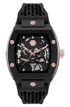 Philipp Plein The $keleton Ecoceramic Automatic Watch In Black Ceramic