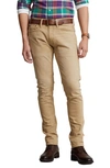 Polo Ralph Lauren Knit-like 5-pocket Sullivan Slim Pant In Hdn Boating Khaki