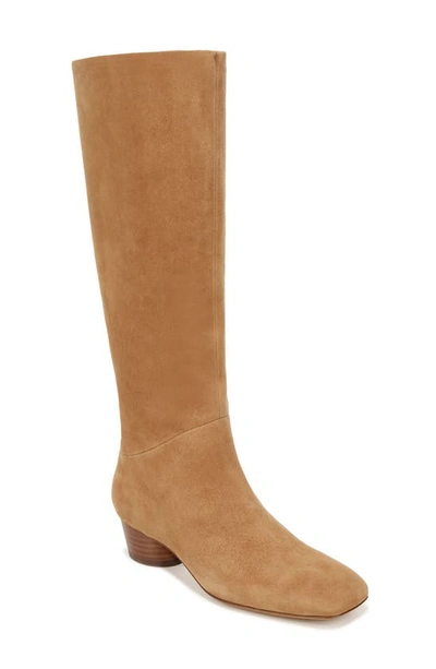 Vince Ramona Suede Knee Boots In Tan