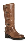 Steve Madden Brocks Moto Boot In Brown