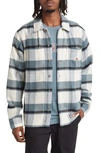 DICKIES COALING PLAID FLANNEL BUTTON-UP OVERSHIRT