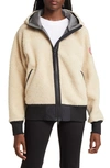 CANADA GOOSE SIMCOE FLEECE ZIP-UP HOODED JACKET