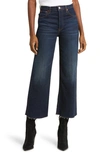 RE/DONE HIGH WAIST CROP WIDE LEG JEANS