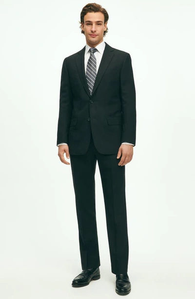 Brooks Brothers Explorer Collection Classic Fit Wool Suit Jacket In Black