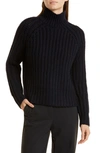 Vince Women's Wool & Cashmere Turtleneck Sweater In Coastal Blue