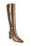 Sam Edelman Sylvia Knee High Boot In Deep Gold