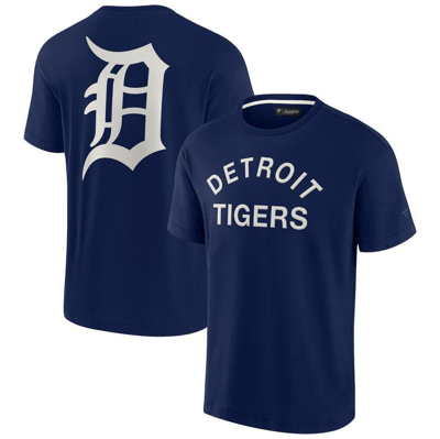Fanatics Signature Unisex  Navy Detroit Tigers Super Soft Short Sleeve T-shirt