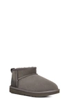 Ugg Kids' Grey Classic Ultra Mini Boots