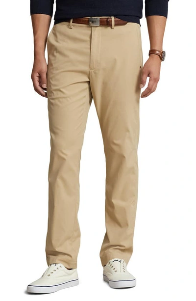 Polo Ralph Lauren Low-rise Cotton Chinos In Classic Khaki