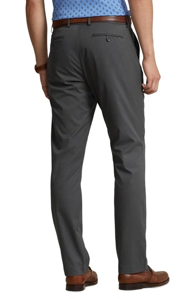 Polo Ralph Lauren Performance Twill Tailored Fit Pants In Charcoal Grey