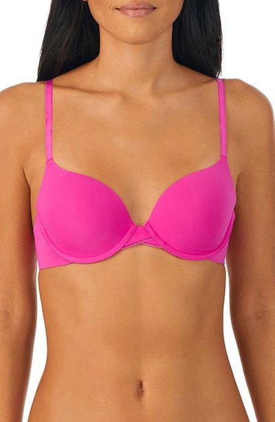 On Gossamer Sleek Micro Convertible T-shirt Bra In Rose Violet