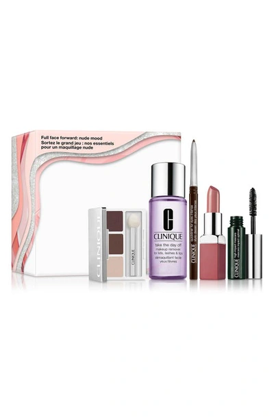 Clinique Full Face Forward: Nude Mood Makeup Set (limited Edition) $77 Value
