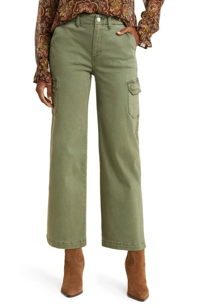 Paige Drew Cargo Pants Clothing In Vintage Ivy Green