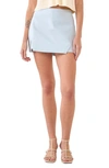 Endless Rose Women's Cut Out Mini Skort In Powder Blue