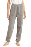 Lunya Reversible Cotton Blend Pajama Joggers In Ebbing Fog