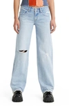 Levi's Ripped Low Rise Baggy Jeans In This And That