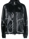 Adidas By Stella Mccartney Truepace Running Jacket Woman Jacket Black Siz In Black/black