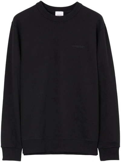 Burberry Sweatshirt Mit Ritteremblem In Black
