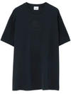 Burberry Ekd Cotton T-shirt In Ivy