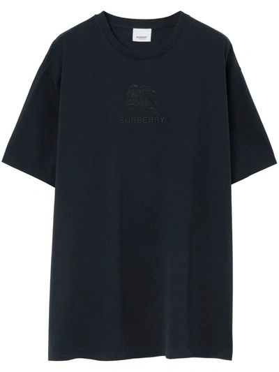 Burberry Ekd Cotton T-shirt In Multi-colored