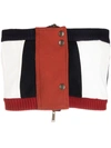 Dsquared2 Corset Top With Color-block Design And Buttons In Variant 1