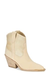 Dolce Vita Women's Nashe Pointed Booties In Vanilla Nubuck