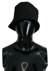 Dolce & Gabbana Black Nylon Women Bucket Cap Hat In Black