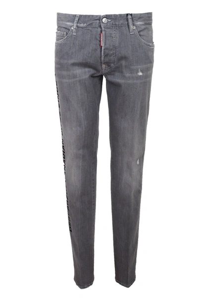 Dsquared² Chic Gray Denim With Signature Men's Logo