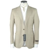 EMILIO ROMANELLI EMILIO ROMANELLI EMILIO ROMANELLI BEIGE WOOL SLIM MEN'S BLAZER