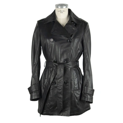 Emilio Romanelli Vera Leather Jackets & Women's Coat In Black