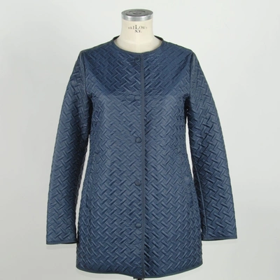 EMILIO ROMANELLI EMILIO ROMANELLI ELEGANT BLUE POLYESTER WOMEN'S JACKET