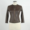 EMILIO ROMANELLI EMILIO ROMANELLI ELEGANT BROWN LEATHER JACKET FOR SLEEK WOMEN'S STYLE