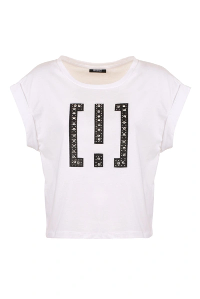 Imperfect Cotton Tops & Women's T-shirt In White