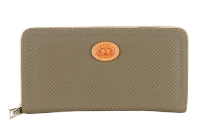 La Martina Elegant Dual-zip Green Wallet
