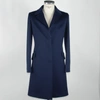 MADE IN ITALY MADE IN ITALY BLUE WOOL VERGINE JACKETS &AMP; WOMEN'S COAT