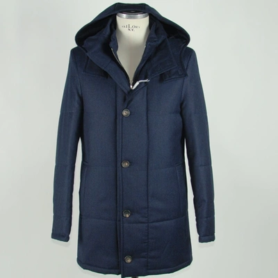 Made In Italy Blue Wool Jacket