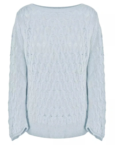 Malo Light Blue Wool Sweater