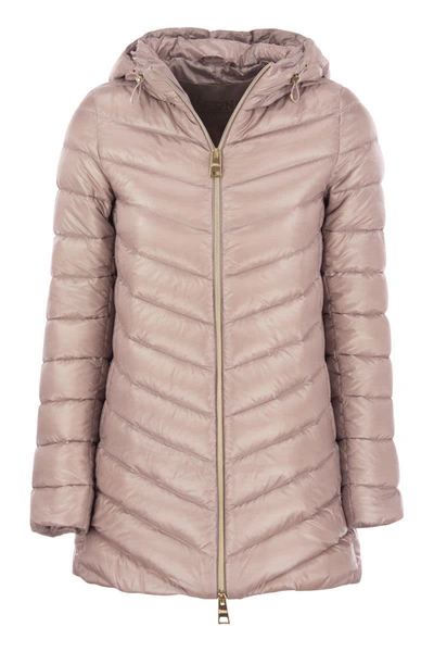Herno Ultralight Nylon Resort Jacket In Pink