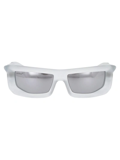 Off-white Sunglasses In 0072 Crystal Mir Silver