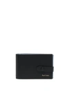 PAUL SMITH PAUL SMITH LOGO-EMBOSSED LEATHER WALLET