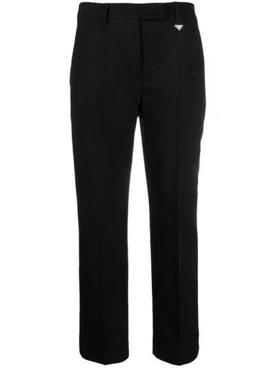 Prada Black Trouser In Multi-colored