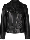 Stand Studio Black Icon Biker Leather Jacket