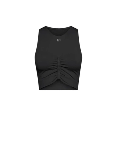 Wolford Ruched-detailing Performance Top In Black