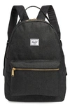 Herschel Supply Co Nova Mid Volume Backpack In Black Crosshatch