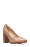 Clarks Freva85 Court In Praline Le
