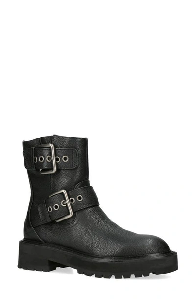 Kurt Geiger Hackney Biker Boots In Black