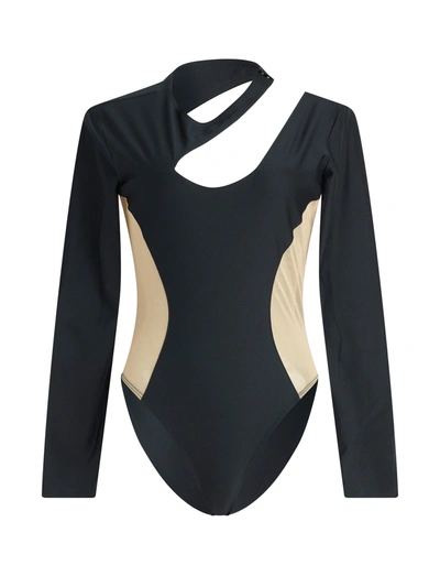 Hanky Panky Prabal Gurung Cut Out Bodysuit In Black